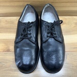 Alden Vintage Plain Toe Blucher Oxfords Mens 7.5 EEE/EEEEE Black Leather 311